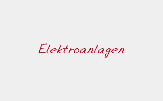 Elektroanlagen