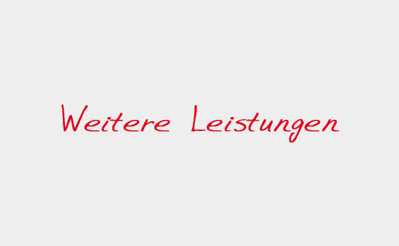 Weitere Leistungen